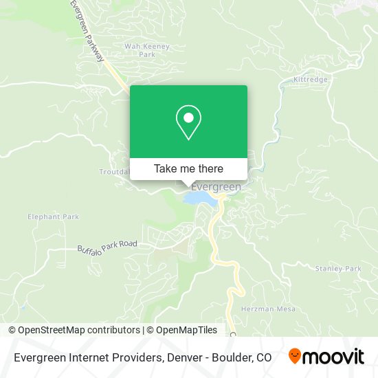 Evergreen Internet Providers map