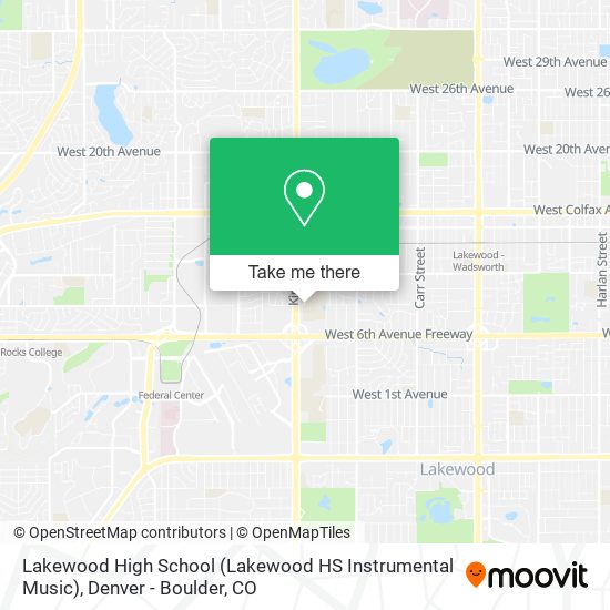 Lakewood High School (Lakewood HS Instrumental Music) map