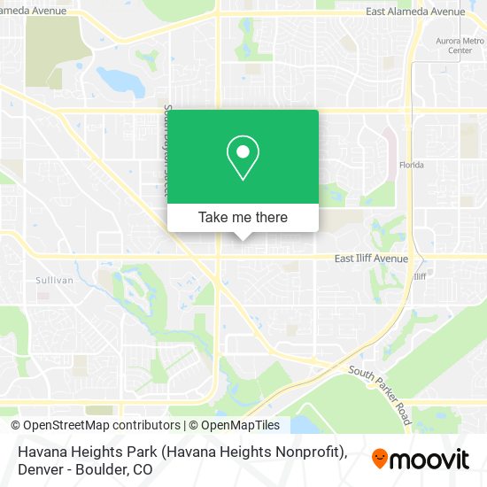 Mapa de Havana Heights Park (Havana Heights Nonprofit)