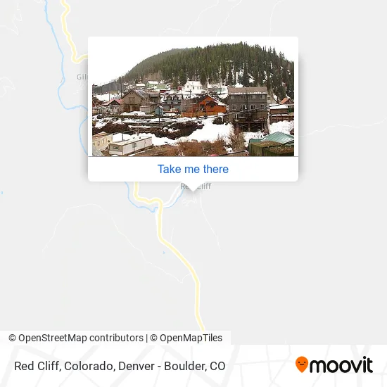 Red Cliff, Colorado map