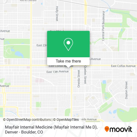 Mapa de Mayfair Internal Medicine (Mayfair Internal Me D)