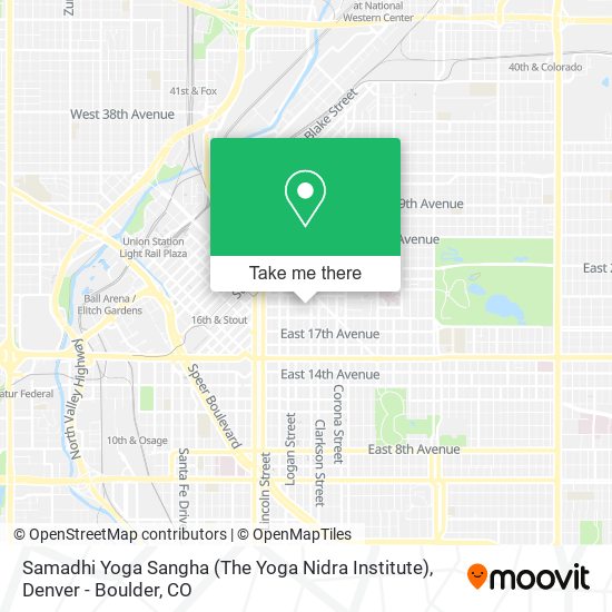 Mapa de Samadhi Yoga Sangha (The Yoga Nidra Institute)