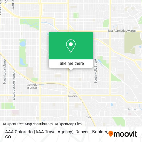 AAA Colorado (AAA Travel Agency) map