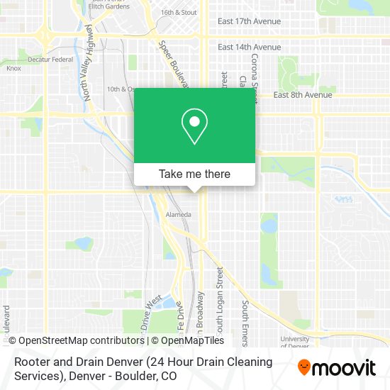 Rooter and Drain Denver (24 Hour Drain Cleaning Services) map