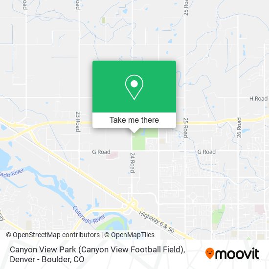 Mapa de Canyon View Park (Canyon View Football Field)