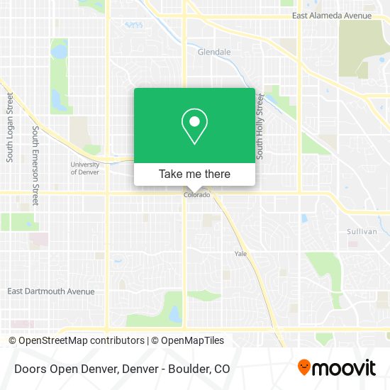 Doors Open Denver map