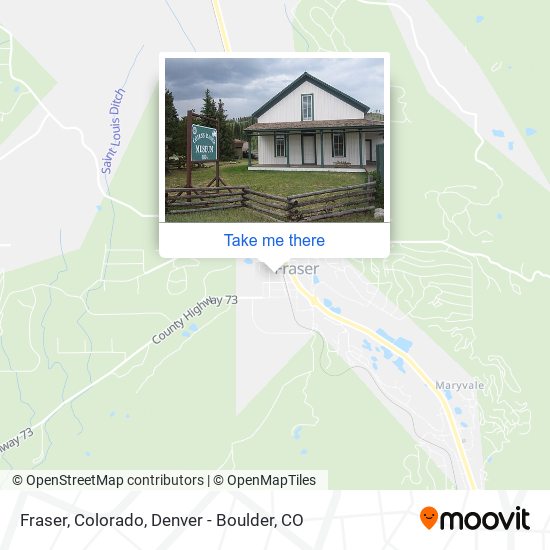 Mapa de Fraser, Colorado