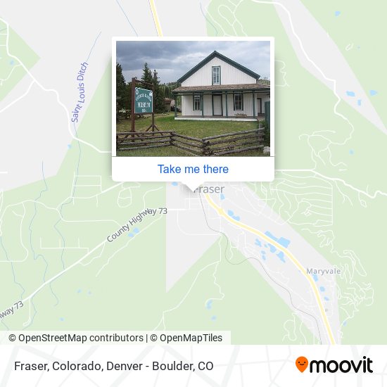 Fraser, Colorado map