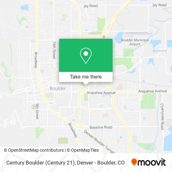 Century Boulder (Century 21) map