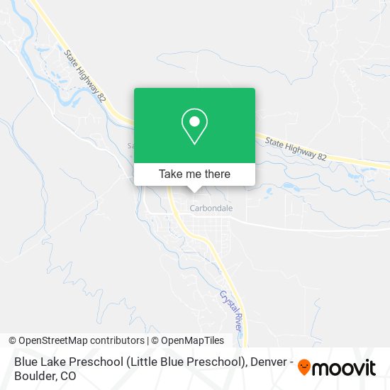 Mapa de Blue Lake Preschool (Little Blue Preschool)