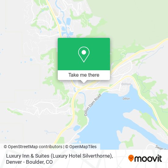 Mapa de Luxury Inn & Suites (Luxury Hotel Silverthorne)