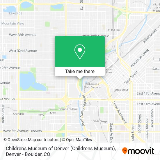 Children's Museum of Denver (Childrens Museum) map