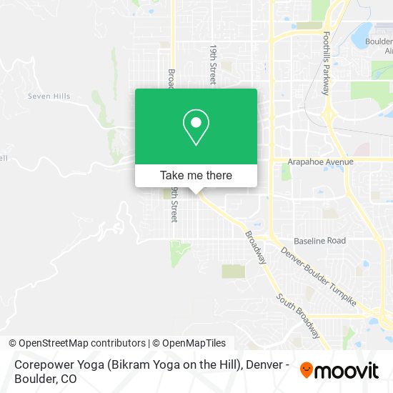 Corepower Yoga (Bikram Yoga on the Hill) map