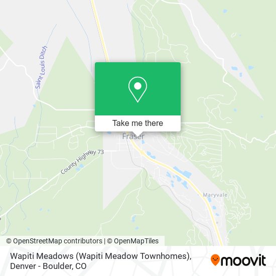 Mapa de Wapiti Meadows (Wapiti Meadow Townhomes)