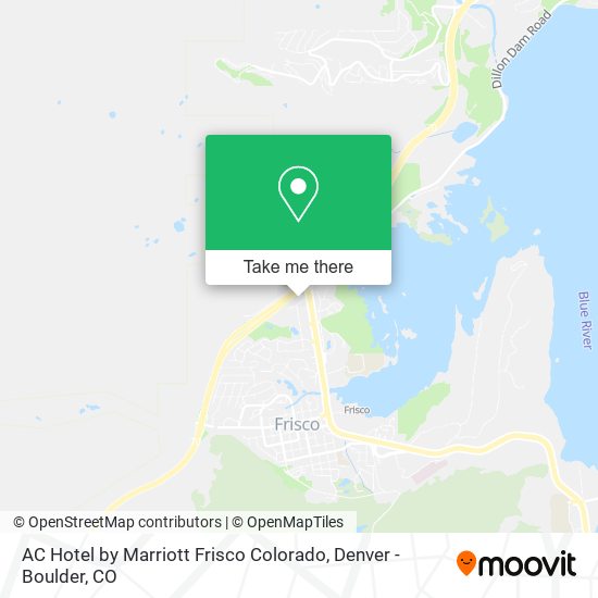 AC Hotel by Marriott Frisco Colorado map