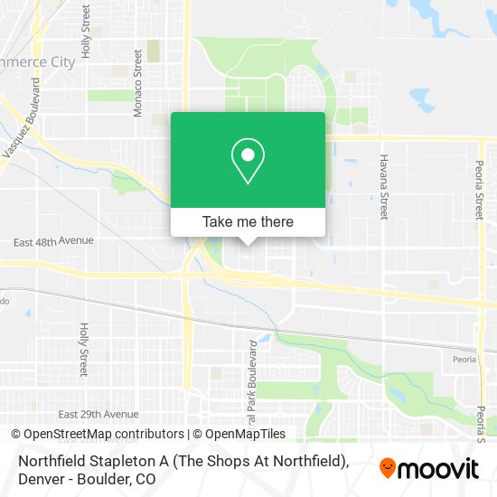 Northfield Stapleton A (The Shops At Northfield) map