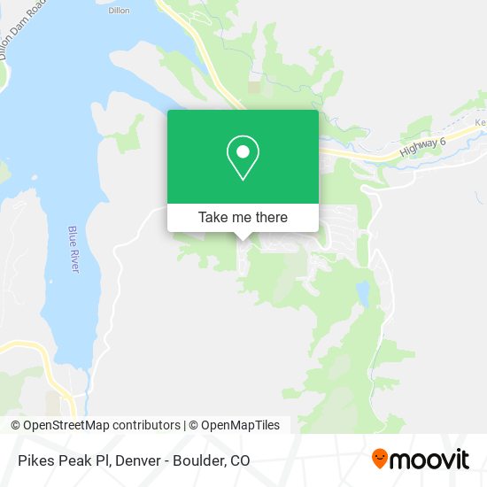 Mapa de Pikes Peak Pl
