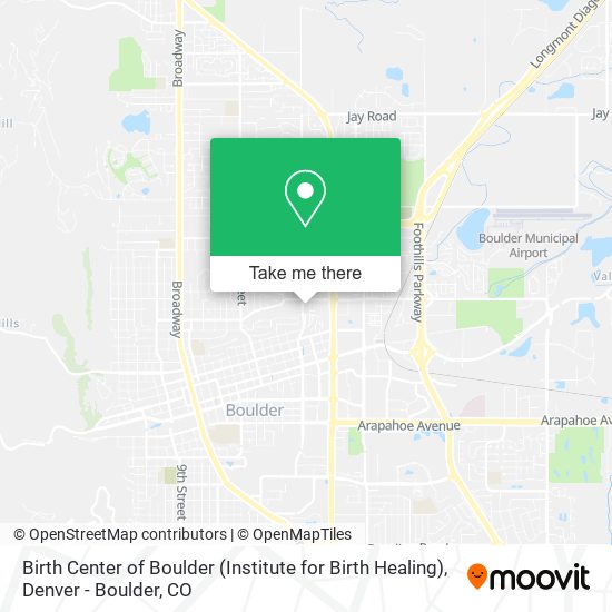 Birth Center of Boulder (Institute for Birth Healing) map