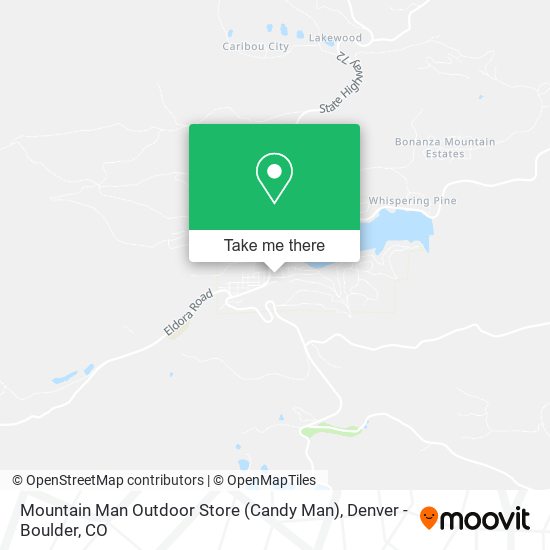 Mapa de Mountain Man Outdoor Store (Candy Man)
