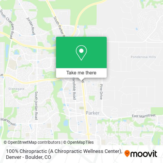 100% Chiropractic (A Chiropractic Wellness Center) map