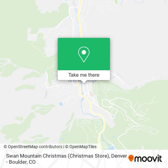 Swan Mountain Christmas (Christmas Store) map