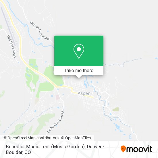Mapa de Benedict Music Tent (Music Garden)
