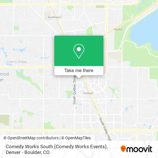 Comedy Works South (Comedy Works Events) map