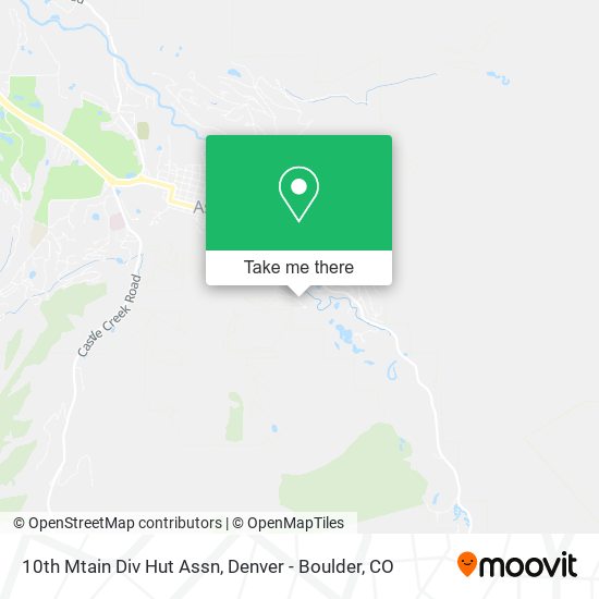 10th Mtain Div Hut Assn map