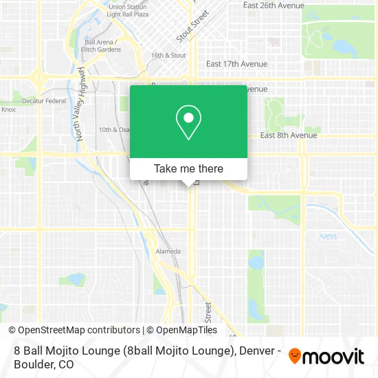 Mapa de 8 Ball Mojito Lounge (8ball Mojito Lounge)