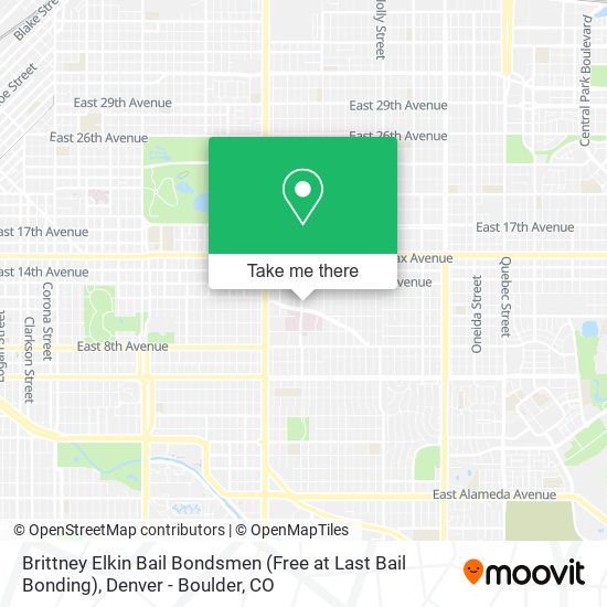 Brittney Elkin Bail Bondsmen (Free at Last Bail Bonding) map