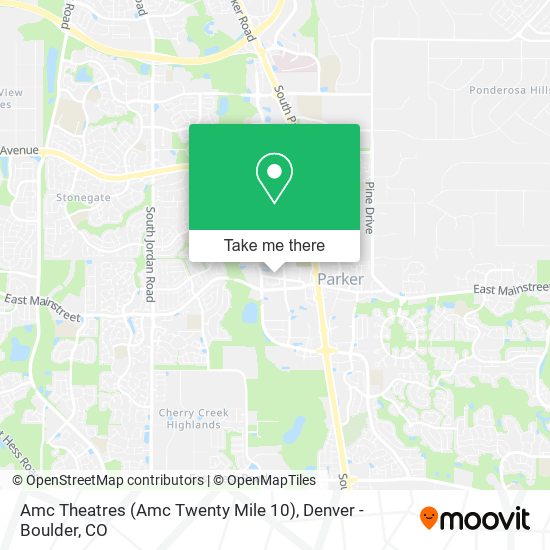 Mapa de Amc Theatres (Amc Twenty Mile 10)