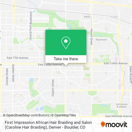 Mapa de First Impression African Hair Braiding and Salon (Caroline Hair Braiding)