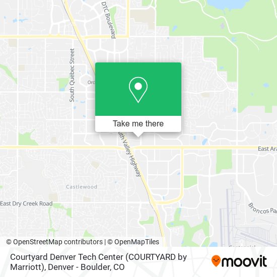 Courtyard Denver Tech Center (COURTYARD by Marriott) map