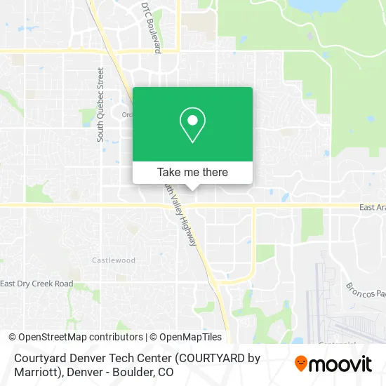 Mapa de Courtyard Denver Tech Center (COURTYARD by Marriott)