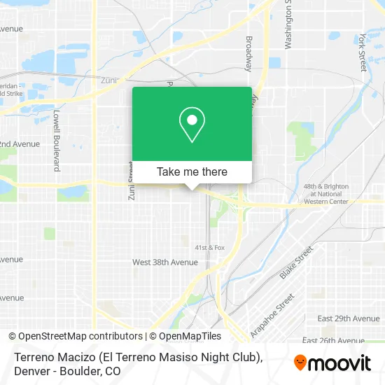 Mapa de Terreno Macizo (El Terreno Masiso Night Club)