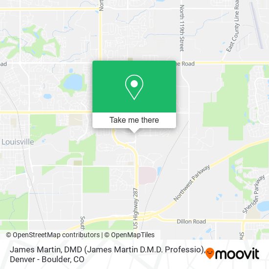 James Martin, DMD (James Martin D.M.D. Professio) map