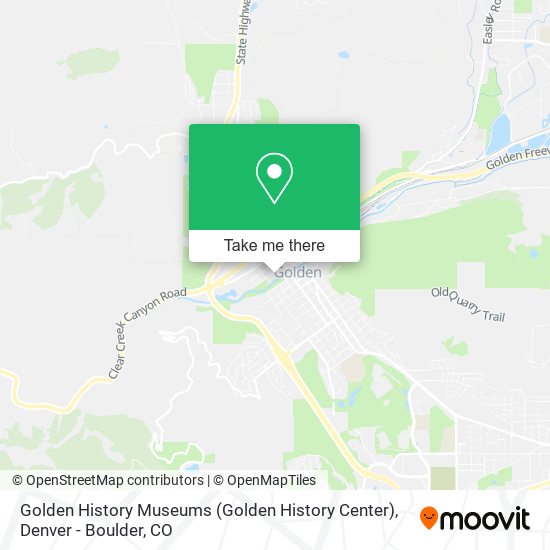 Mapa de Golden History Museums (Golden History Center)