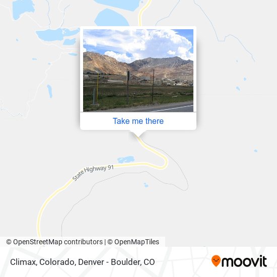 Climax, Colorado map