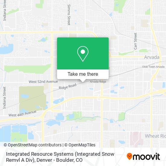 Integrated Resource Systems (Integrated Snow Remvl A Div) map
