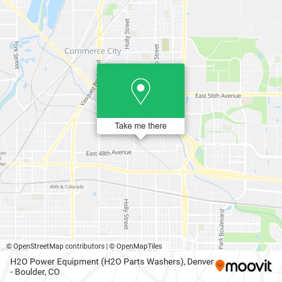 H2O Power Equipment (H2O Parts Washers) map