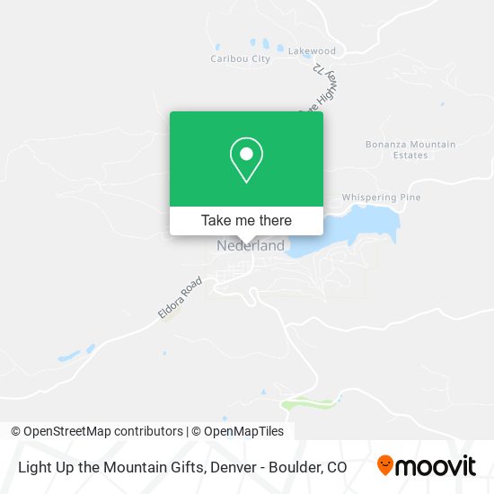 Light Up the Mountain Gifts map