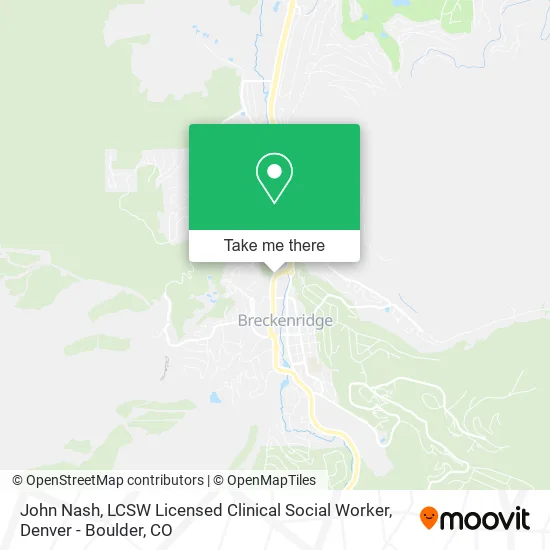 John Nash, LCSW Licensed Clinical Social Worker map
