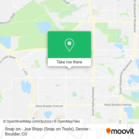 Snap on - Joe Shipp (Snap on Tools) map