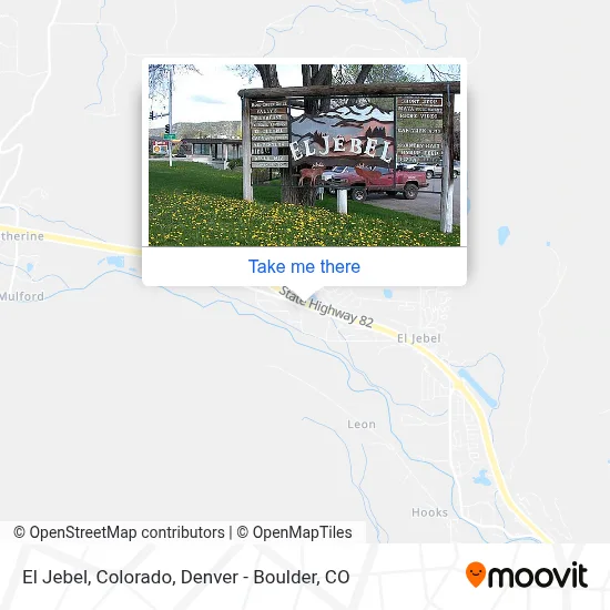 El Jebel, Colorado map