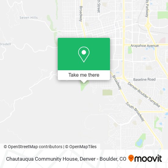 Chautauqua Community House map