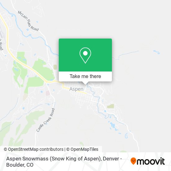 Aspen Snowmass (Snow King of Aspen) map