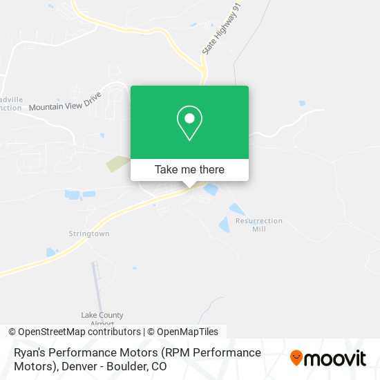 Ryan's Performance Motors (RPM Performance Motors) map