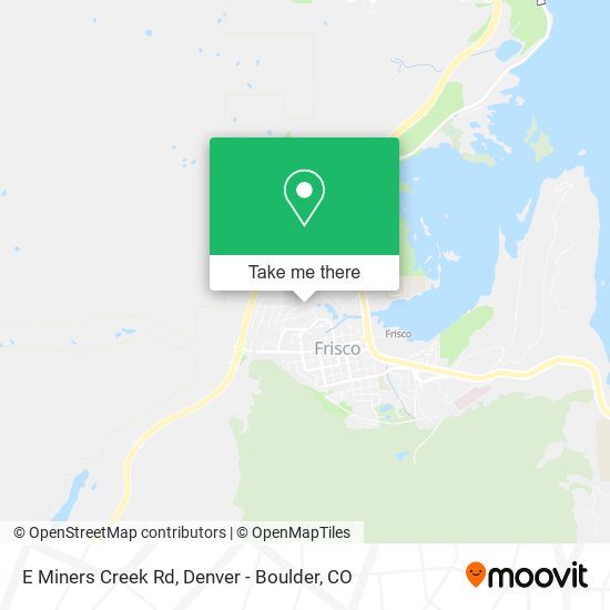 E Miners Creek Rd map