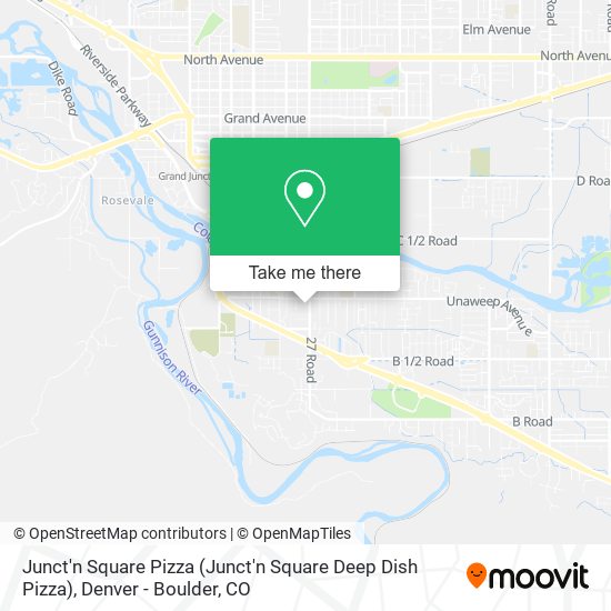 Mapa de Junct'n Square Pizza (Junct'n Square Deep Dish Pizza)