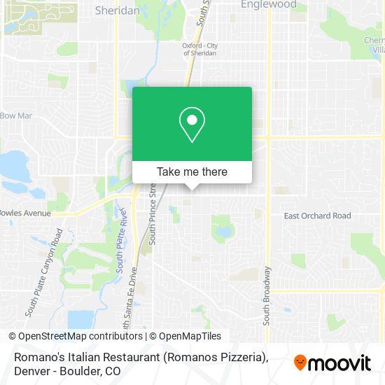 Romano's Italian Restaurant (Romanos Pizzeria) map